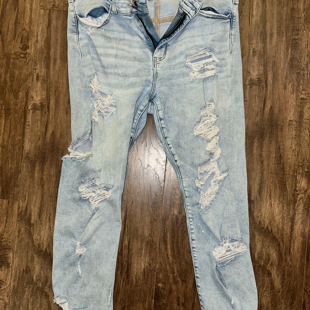 American Eagle Outfitters Light Blue Stretch Jeans